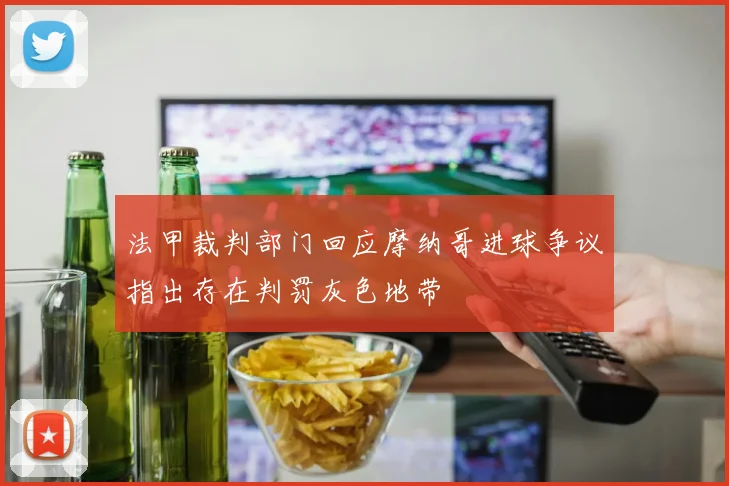 法甲裁判部门回应摩纳哥进球争议指出存在判罚灰色地带